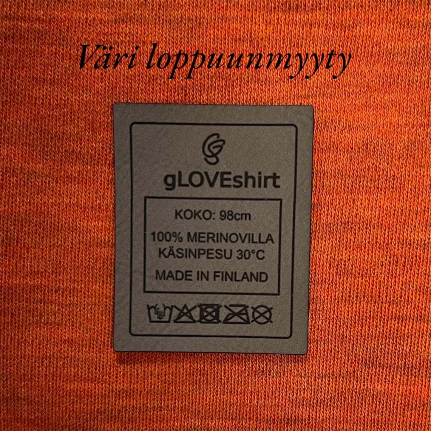 Merinovilla käsinepaita pyöreällä pääntiellä